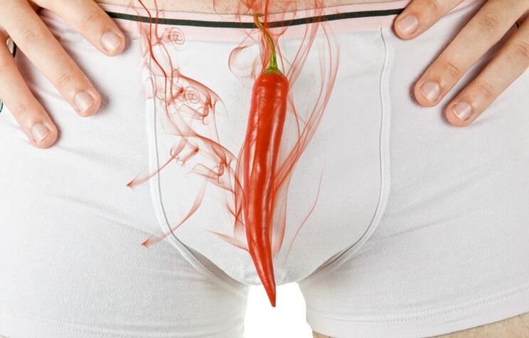 Degšana cirkšņā ar prostatītu